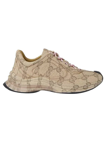 Run Low Top Sneakers Beige - GUCCI - BALAAN 1