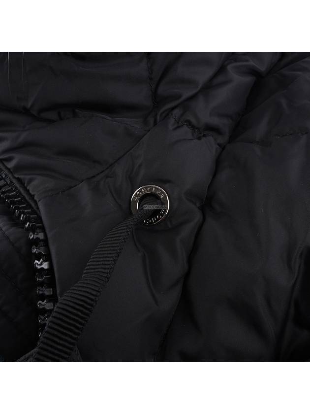 Aphroti Long Down Padded Jacket Black - MONCLER - BALAAN 7