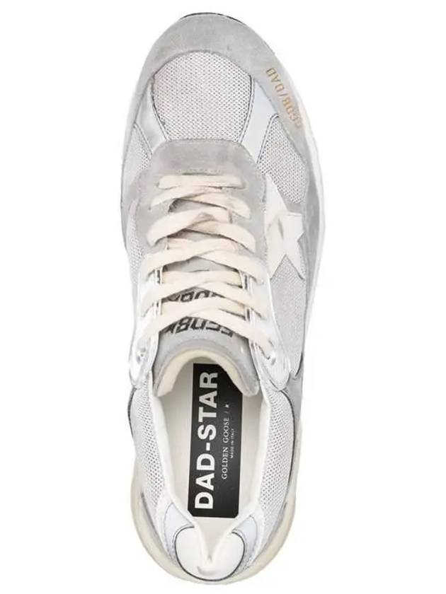 Dad-Star Low Top Sneakers Grey Silver White - GOLDEN GOOSE - BALAAN 5