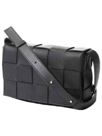 Intrecciato Cassette Cross Bag Black - BOTTEGA VENETA - BALAAN 2