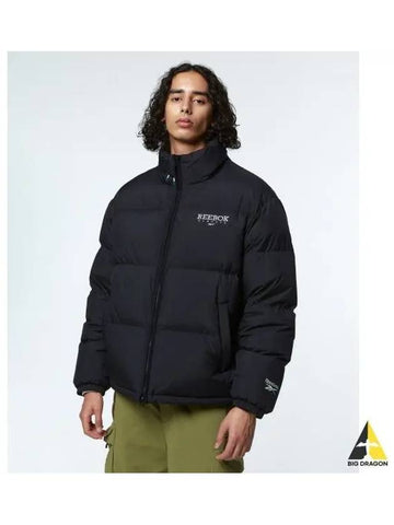 Classic Vector Down Jacket Black - REEBOK - BALAAN 1