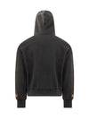 Preston Graphic Print Cotton Hoodie Black - HERON PRESTON - BALAAN 3