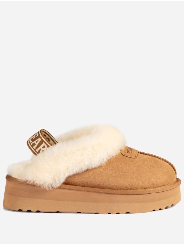 Australia Ozwear UGG Slippers High Heel Winter Fur Shoes Indoor OZ114 Chestnut - OZWEAR UGG - BALAAN 2