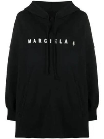 Logo Cotton Over Hoodie Black - MAISON MARGIELA - BALAAN 2