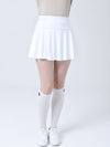 Doyou Know MC Women s Functional Nylon Span High Waist Flare Line White Skirt DO3242SK016 - DOYOUKNOWMC GOLF WEAR - BALAAN 3