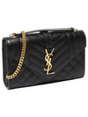 Matelasse Envelope Small Shoulder Bag Black - SAINT LAURENT - BALAAN 2