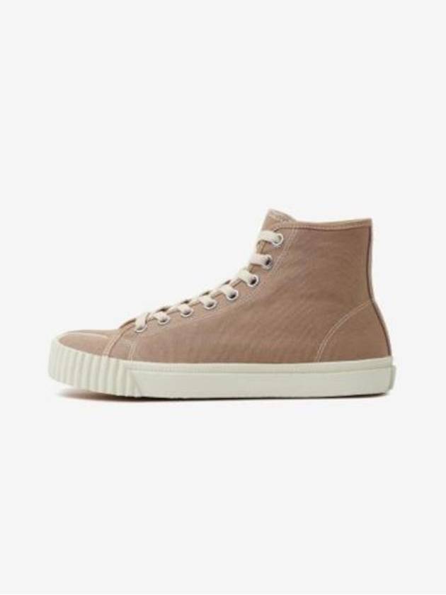 Tabi Cotton High Top Sneakers Beige - MAISON MARGIELA - BALAAN 2