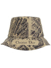 Teddy-D Plan De Paris Reversible Bucket Hat Beige - DIOR - BALAAN 4