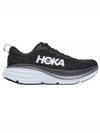 Bondi 8 Wide Low Top Sneakers Black - HOKA ONE ONE - BALAAN 2