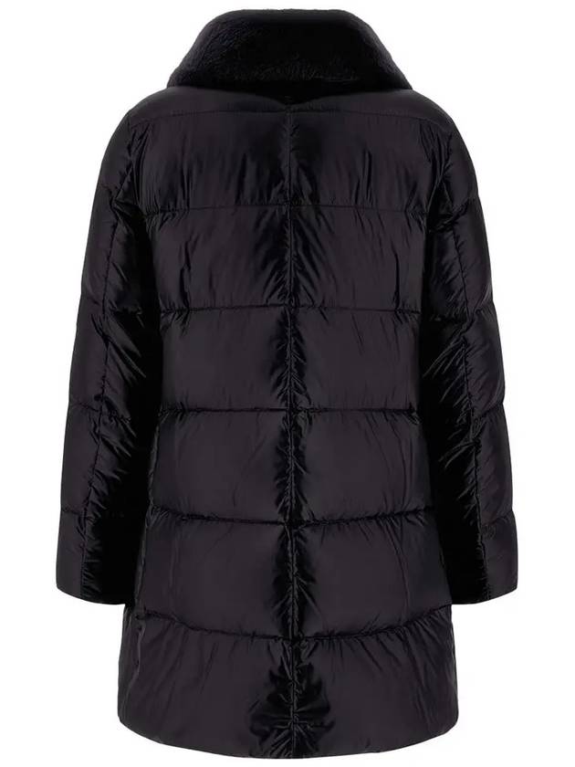 quilted fur padded jacket black PI001944D 12017Z 9300 - HERNO - BALAAN 4