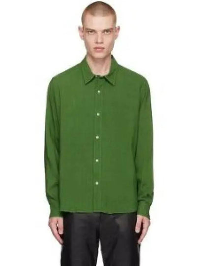 Men's Western Long Sleeve Shirt Green - AMI - BALAAN 2