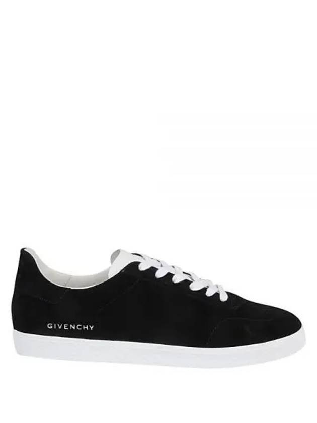 Town Suede Low Top Sneakers Black - GIVENCHY - BALAAN 2