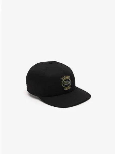 Logo Patch Badge Accent Cap Black - LACOSTE - BALAAN 2