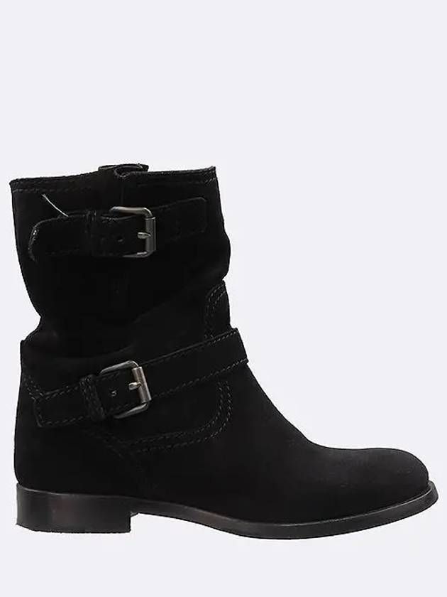 1U292E Black Half Ankle Boots 36Size - PRADA - BALAAN 4