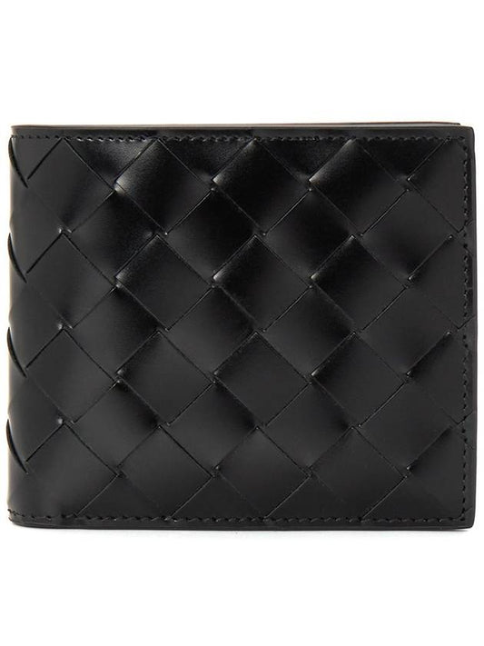 Intrecciato Half Wallet Black - BOTTEGA VENETA - BALAAN 2