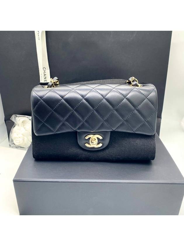 Classic Flap Mini Lambskin Shoulder Bag Black - CHANEL - BALAAN 2