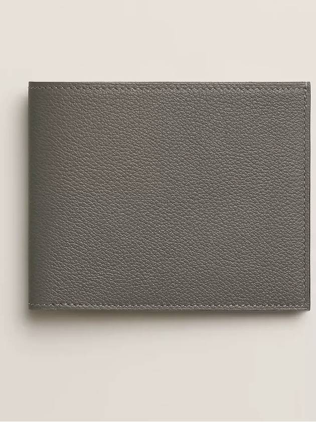 Citizen Twill Compact Card Wallet Gris Meyer - HERMES - BALAAN 2