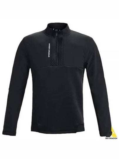 Men's Golf Storm Daytona Half Zip Jacket Black - UNDER ARMOUR - BALAAN 2