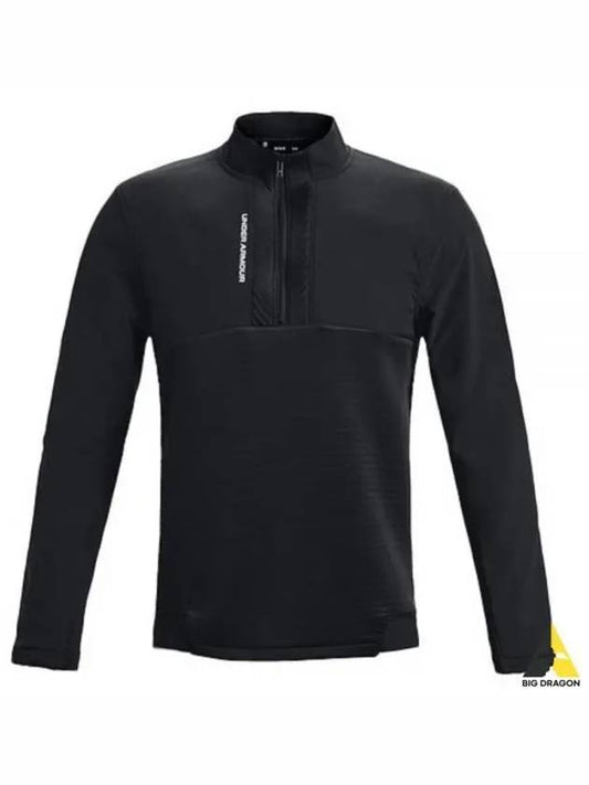 Men's Golf Storm Daytona Half Zip Jacket Black - UNDER ARMOUR - BALAAN 2