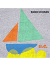 Kids Boat Sweat Sweatshirt 123AC037 910 - BOBO CHOSES - BALAAN 3