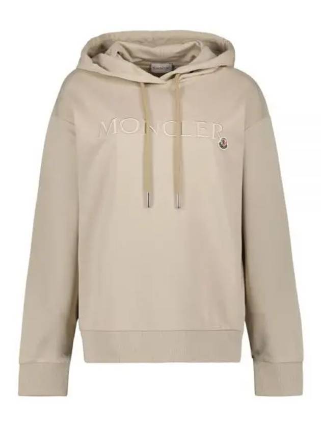 24 8G00016 89A1K 20J Logo Embroidered Hoodie - MONCLER - BALAAN 1