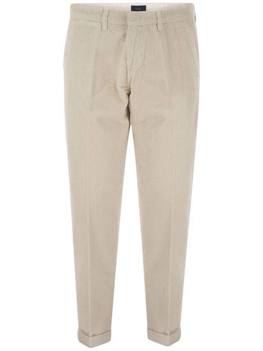 Slim corduroy trousers - FAY - BALAAN 1