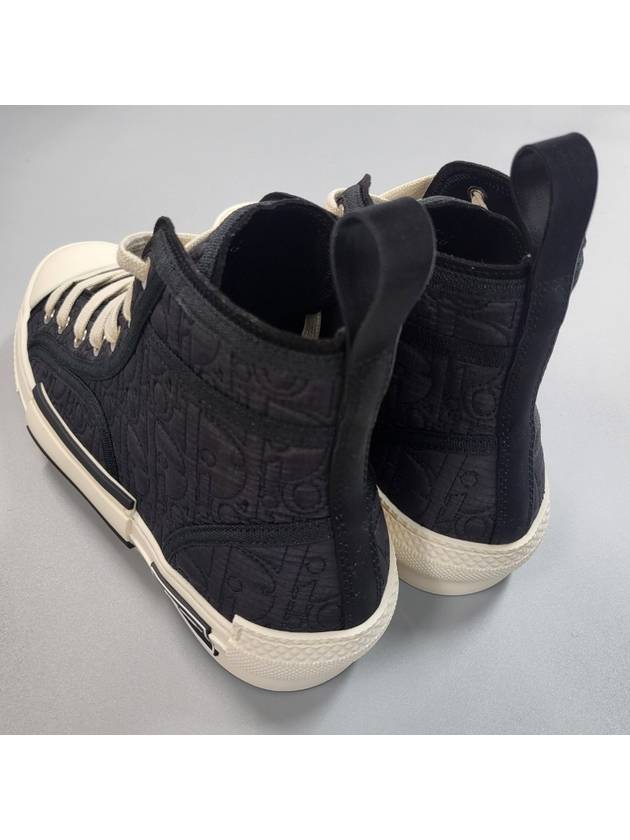 B23 Oblique Kumo High Top Sneakers Black - DIOR - BALAAN 6