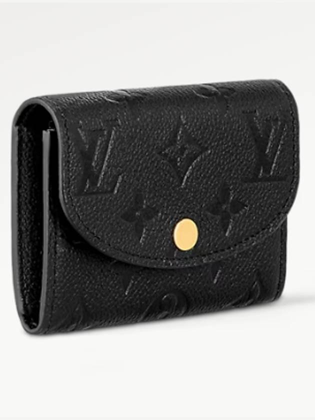 Rosalie Monogram Coin Purse Black - LOUIS VUITTON - BALAAN 3