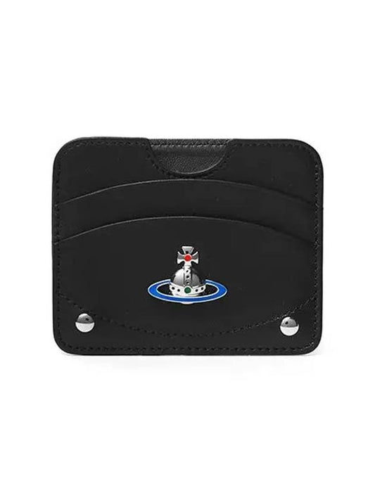 ORB Logo Card Wallet Black - VIVIENNE WESTWOOD - BALAAN 2