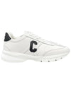 Runner CR02 Calfskin Lace-Up Low Top Sneakers White - CELINE - BALAAN 3