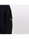 Wappen Patch Cotton Chenille Crew Neck Pullover Knit Top Navy - STONE ISLAND - BALAAN 5