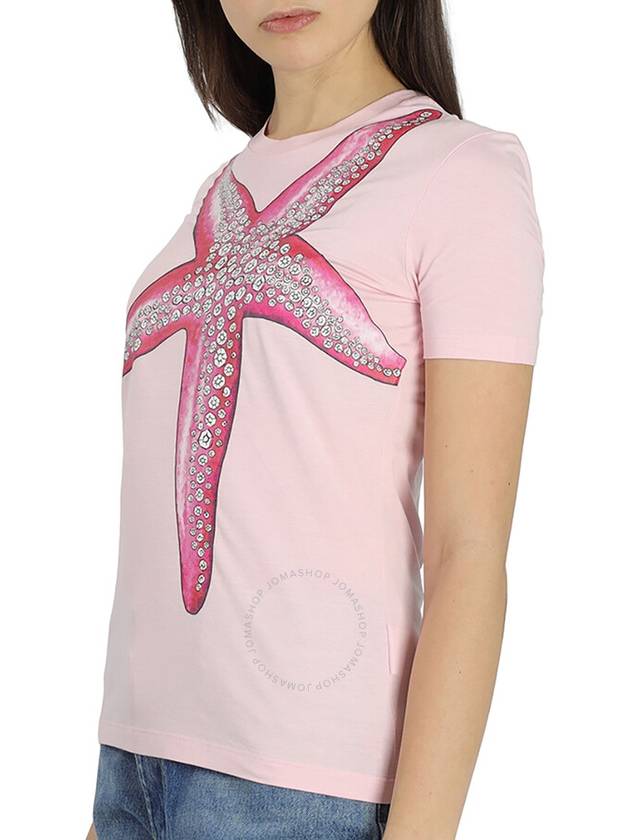 Versace Ladies Starfish Printed T-Shirt, Brand Size 38 (US Size 4) - VERSACE - BALAAN 2