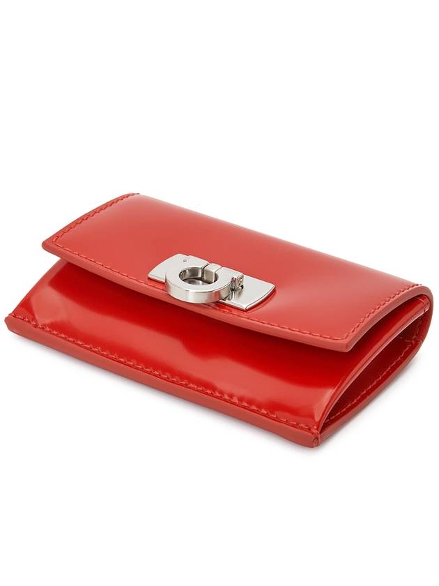 Ferragamo 22 0435 FLAME RED 0760664 Women s Business Card Wallet - SALVATORE FERRAGAMO - BALAAN 3