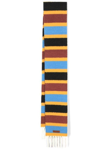 Marni Fringed Scarf With Label Accessories - MARNI - BALAAN 1