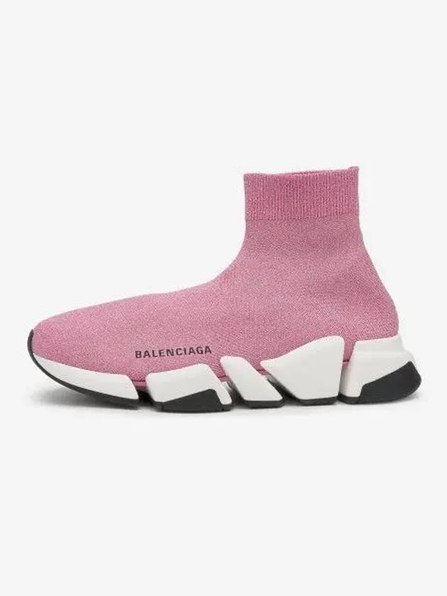 Speed ​​2.0 High Top Sneakers Pink - BALENCIAGA - BALAAN 2