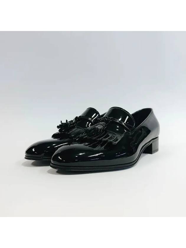 Tassel Leather Loafers Black - GUCCI - BALAAN 3