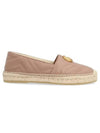 Marmont Matelasse Leather Espadrille Loafers Pink - GUCCI - BALAAN.