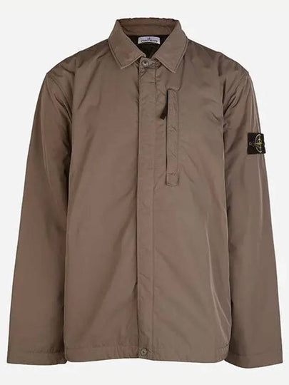 Men's Casual Jacket Walnut Brown - STONE ISLAND - BALAAN 2