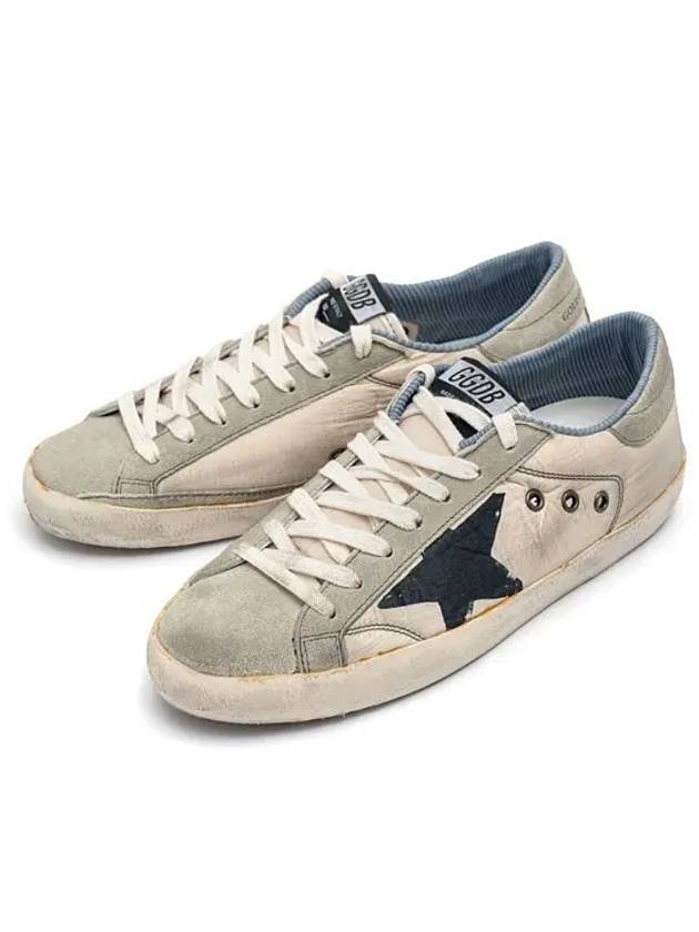 Superstar Distressed Lace-Up Low Top Sneakers Beige - GOLDEN GOOSE - BALAAN 3