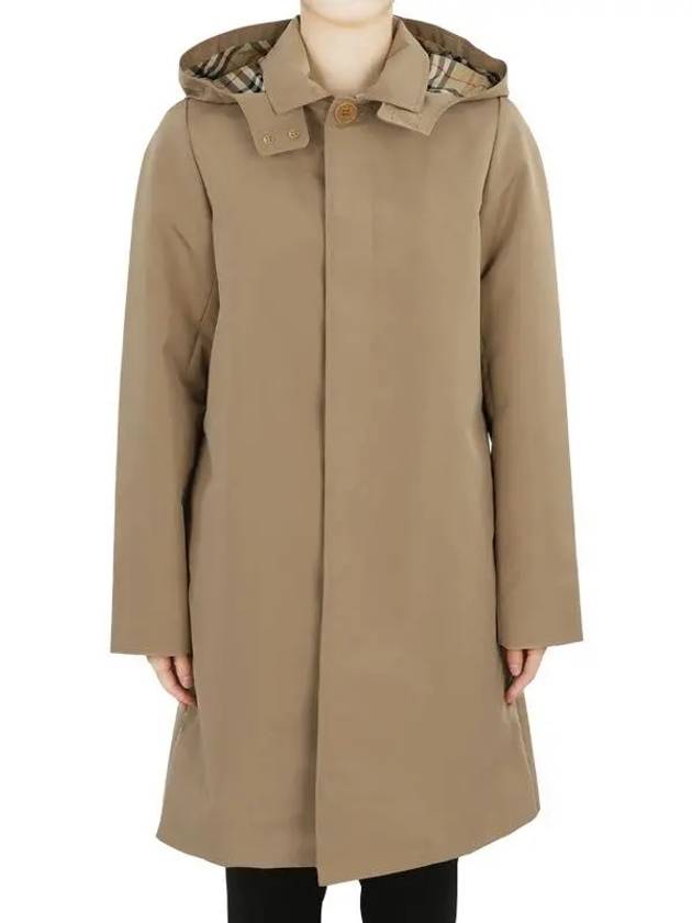 Kids Light Weight Hooded Trench Coat Camel - BURBERRY - BALAAN 3