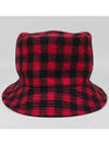 Tartan Pattern Logo Bucket Hat M - CELINE - BALAAN 4