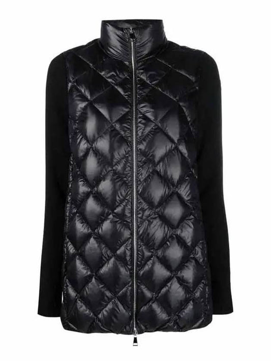 9B00032 M1131 999 Black Glossy Black Women’s Jacket - MONCLER - BALAAN 1