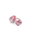 Gema Kite Cut Stud Earrings Gold Pink - SWAROVSKI - BALAAN 5