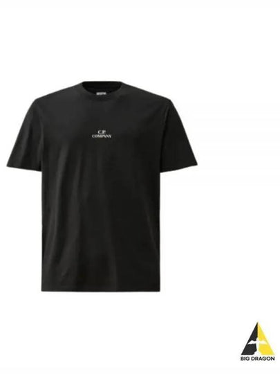 30/1 Jersey Graphic Short Sleeve T-Shirt Black - CP COMPANY - BALAAN 2