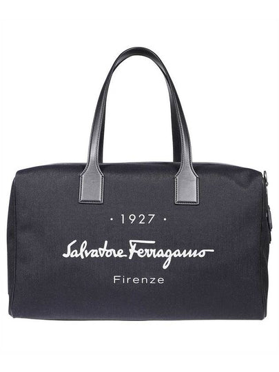 1927 Signature Duffel Bag Black - SALVATORE FERRAGAMO - BALAAN 2