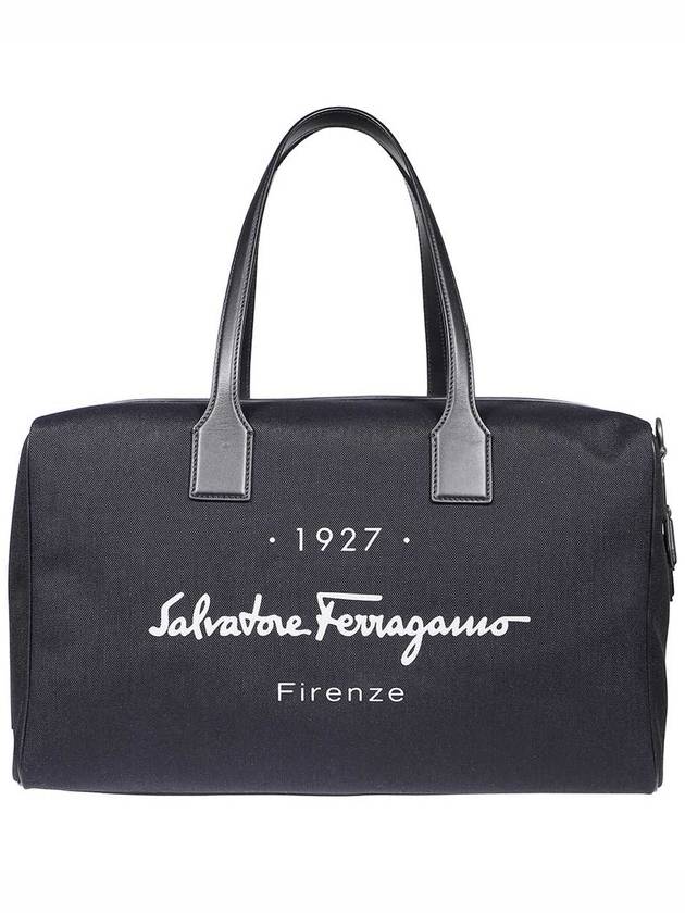241169 758096 1927 Signature Duffel Bag - SALVATORE FERRAGAMO - BALAAN 1