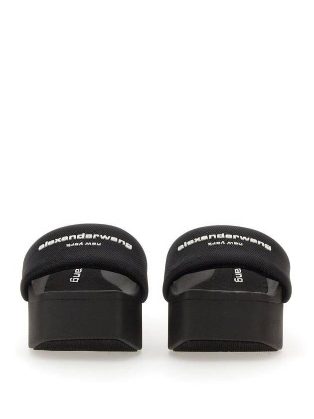 Alexander Wang Slide Platform Sandal With Logo - ALEXANDER WANG - BALAAN 8