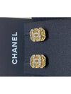 earrings metal strass gold crystal - CHANEL - BALAAN 6