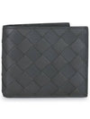 Intrecciato Bifold Half Wallet Graphite - BOTTEGA VENETA - BALAAN 2