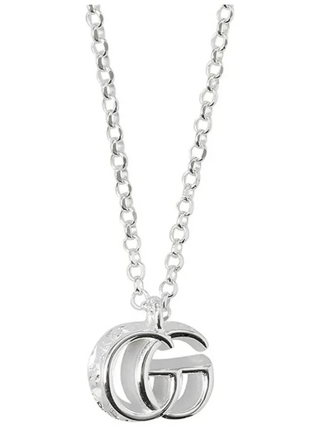 GG Marmont 925 Sterling Silver Necklace Silver - GUCCI - BALAAN 4